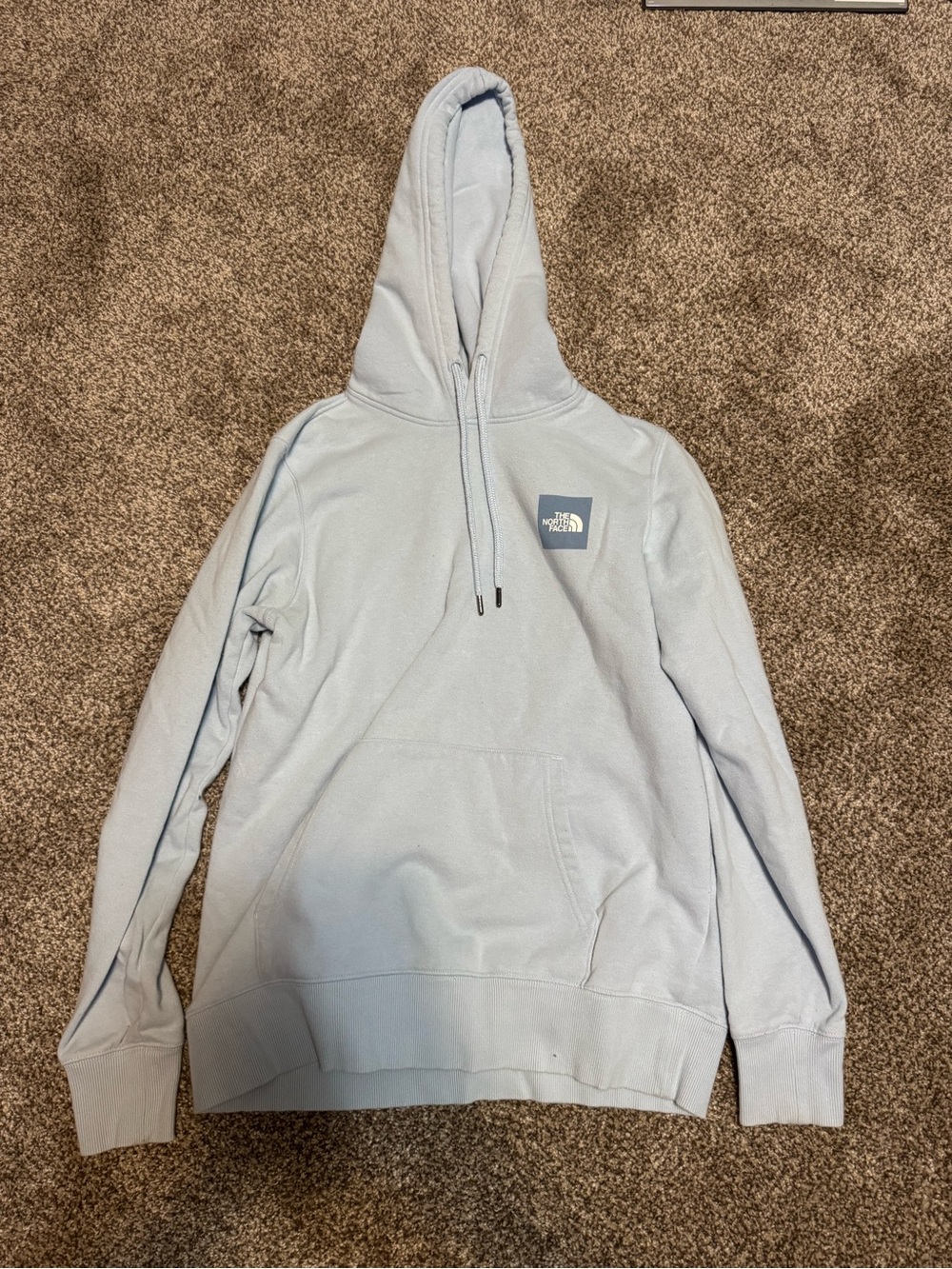 The North Face Women's Light Blue Hoodie
